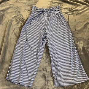 a new day Blue Striped Ankle Pants